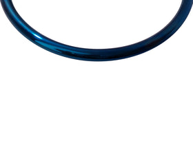 Blue Titanium-Finish Locking Eternity Collar
