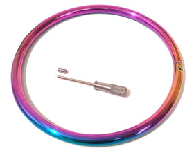 Lightweight Rainbow Aluminum Locking Eternity Collar