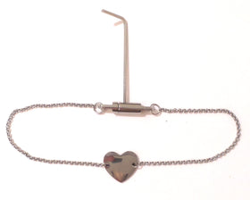 Keyed Heart | Locking Chain Necklace
