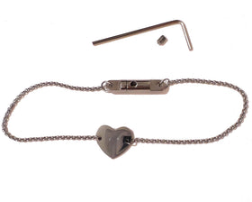 Keyed Heart | Locking Chain Necklace