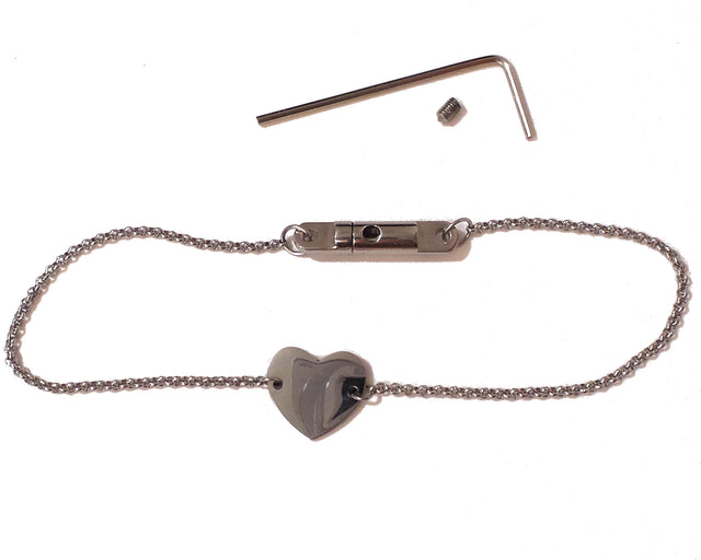 Keyed Heart | Locking Chain Necklace
