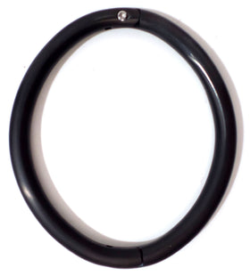 Matte Black Locking Bracelet or Anklet