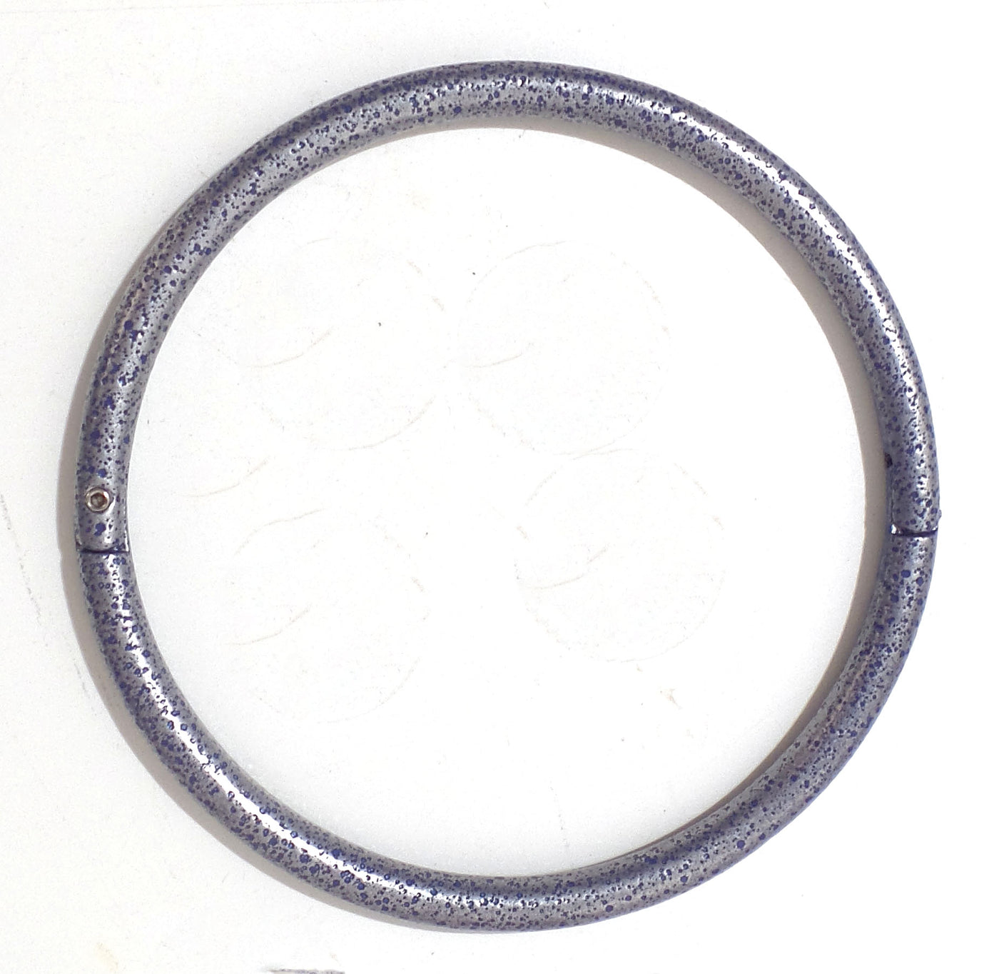 Lightweight Silver & Blue Aluminum Eternity Collar