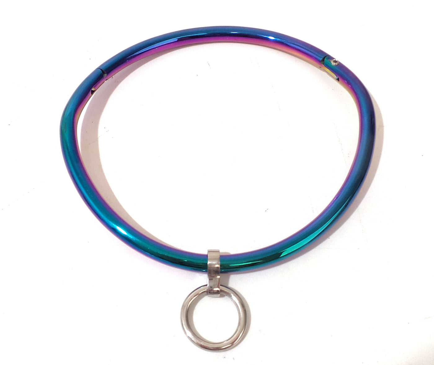 Rainbow Curved Locking Collar with Removable Ring