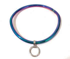 Rainbow Curved Locking Collar with Removable Ring