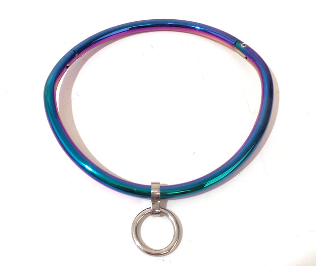Rainbow Curved Locking Collar with Removable Ring
