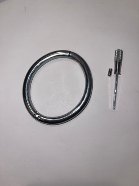 Minor-Scratch Stainless Elliptical Cuff | 7 Inch