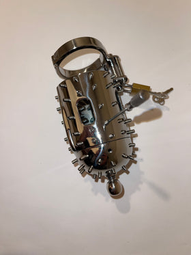 Spiked Chastity Cage & Urethral Insert
