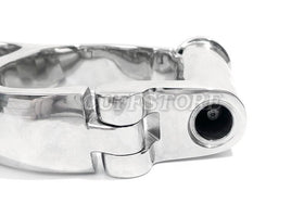 Close-up of the Irish-8 handcuff keyhole