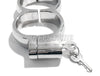 Nickle Plated High Security Irish-8 Snap Shut Handcuffs KB-131