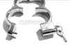 Nickle Plated High Security Irish-8 Snap Shut Handcuffs KB-131