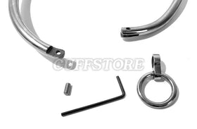 Curved Stainless Steel Collar with O-Ring