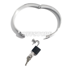 Flat-Band Collar with Padlock