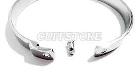 Flat-Band Collar with Padlock
