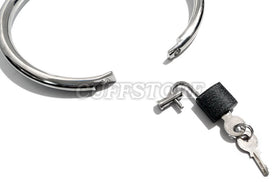 Curved Round Collar with Padlock