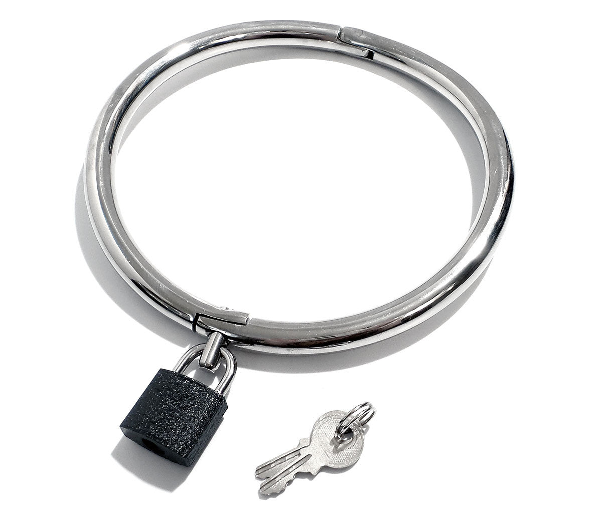 Curved Round Collar with Padlock