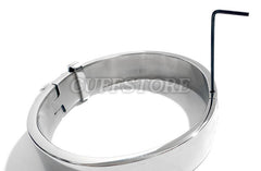 Oval Legirons High Quality Steel Bondage Legcuffs Leg Irons KB-896L