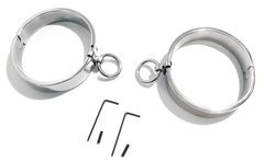 Oval Legirons High Quality Steel Bondage Legcuffs Leg Irons KB-896L
