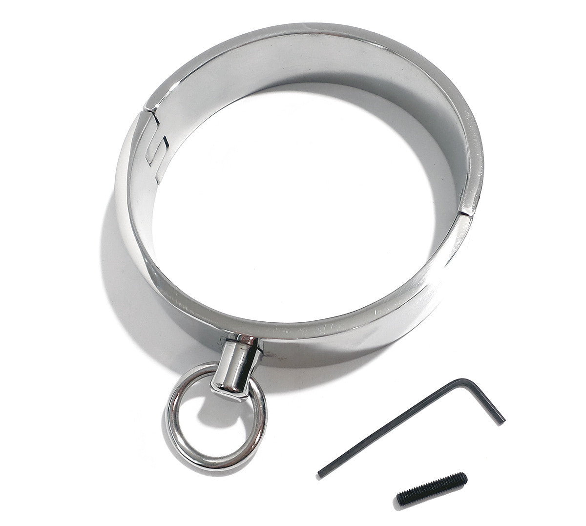 Wide Steel Locking Collar with Ring