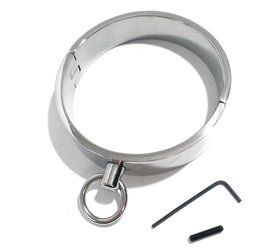 Wide Steel Locking Collar with Ring