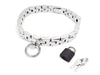 Locking Watch Band Link Collar with Padlock and Key KB-906