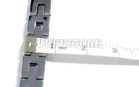 Watch-Band Link Collar with Padlock