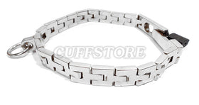 Two-Position Watch-Band Collar with Padlock