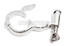 Open Darby Irish-8 handcuff with screw-style key