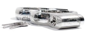Nickel-Plated Irish-8 Leg Irons