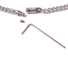 Locking Bondage Chain Necklace with Key Multiple Sizes