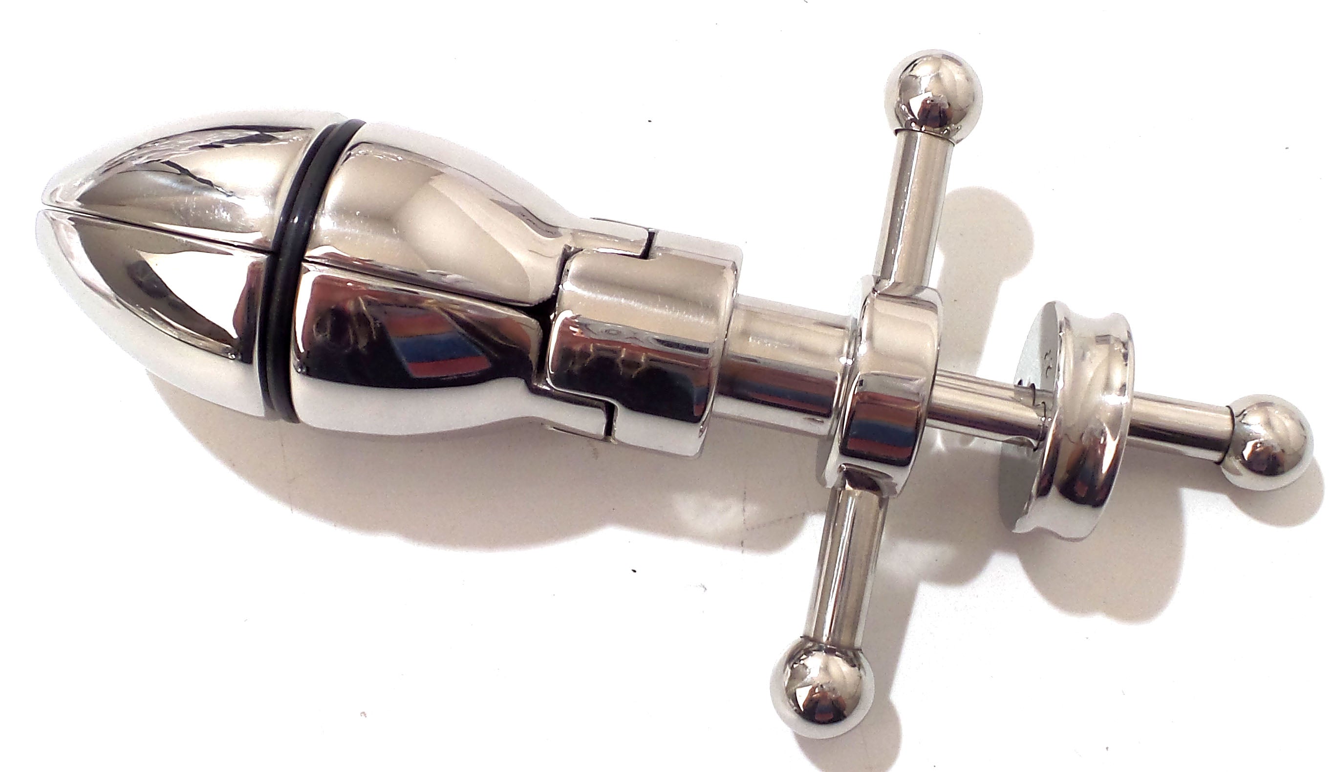 Locking Anal Butt Plug Asslock Stainless Steel BDSM Padlock Included Locking Anal Butt Plug Asslock Stainless Steel BDSM Padlock Included