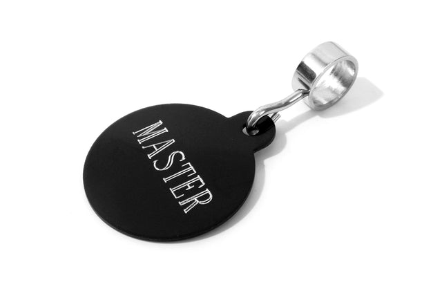 Black "Master" Pendant for 6mm & 8mm Collars