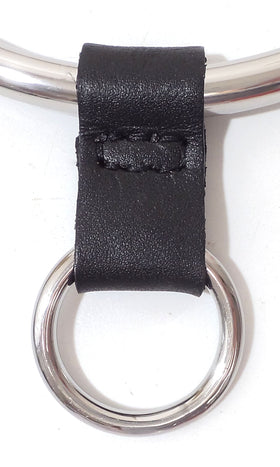 Large Leather Slide-On O-Ring for Collars up to 8mm