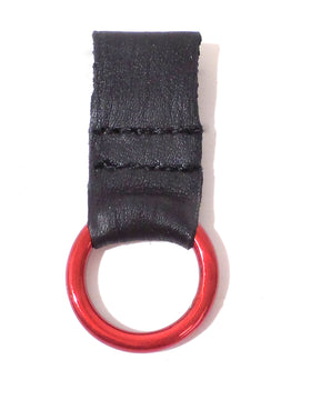 Leather Slide-On O-Ring for 8mm Collars & Cuffs