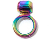 Wide Rainbow Removable Ring for Collars Cuffs and Legirons