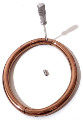 Rose Gold Locking Bracelet or Anklet