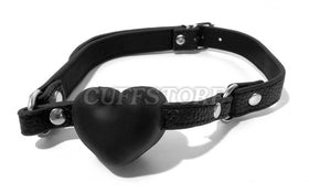 Heart-Shaped Silicone Ball Gag
