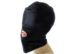 Padded-Blindfold Spandex Hood