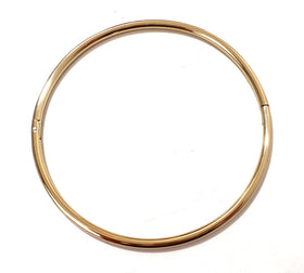 Polished Gold Petite Locking Eternity Collar